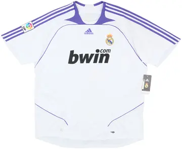 2007-08 Real Madrid Home Shirt (XXL)