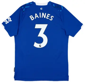 2019-20 Everton Home Shirt Baines #3 - 10/10 - (L)