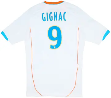 2012-13 Olympique Marseille Home Shirt Gignac #9 (XL)