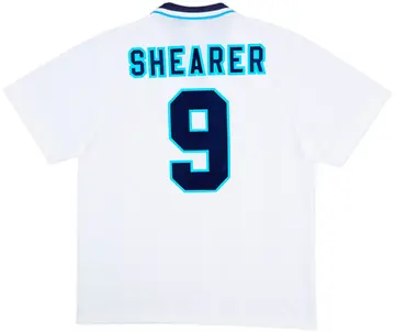 1995-97 England Home Shirt Shearer #9 - 10/10 - (XL)