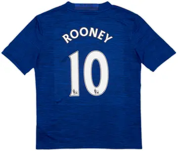 2016-17 Manchester United Away Shirt Rooney #10 - 10/10 - (S.Boys)