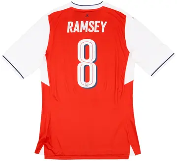 2016-17 Arsenal Home ACTV Fit Shirt Ramsey #8 (XXL)