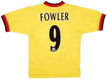 1997-99 Liverpool Away Shirt Fowler #9 - 10/10 - (S)