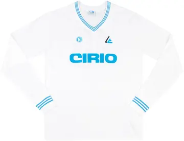 1984-85 Napoli Linea Time-Reissue Away L/S Shirt #10 (Maradona) L