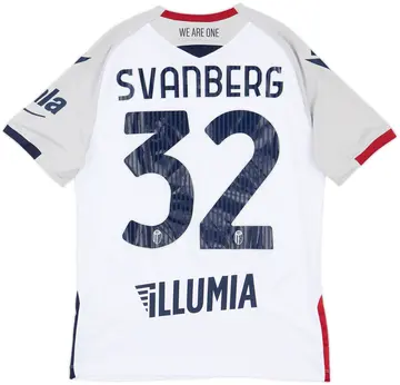 2020-21 Bologna Away Shirt Svanberg #32 - 10/10 - (S)