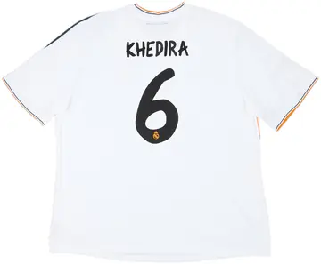 2013-14 Real Madrid Home Shirt Khedira #6 (3XL)